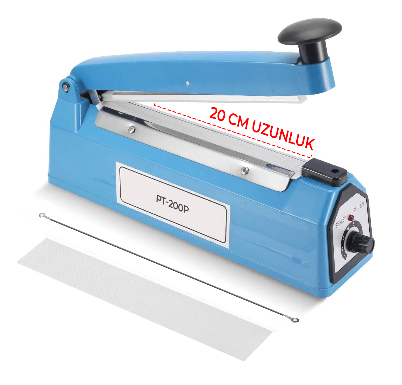 Packtech 20 Cm Poşet Ağzı Yapıştırma Makinesi