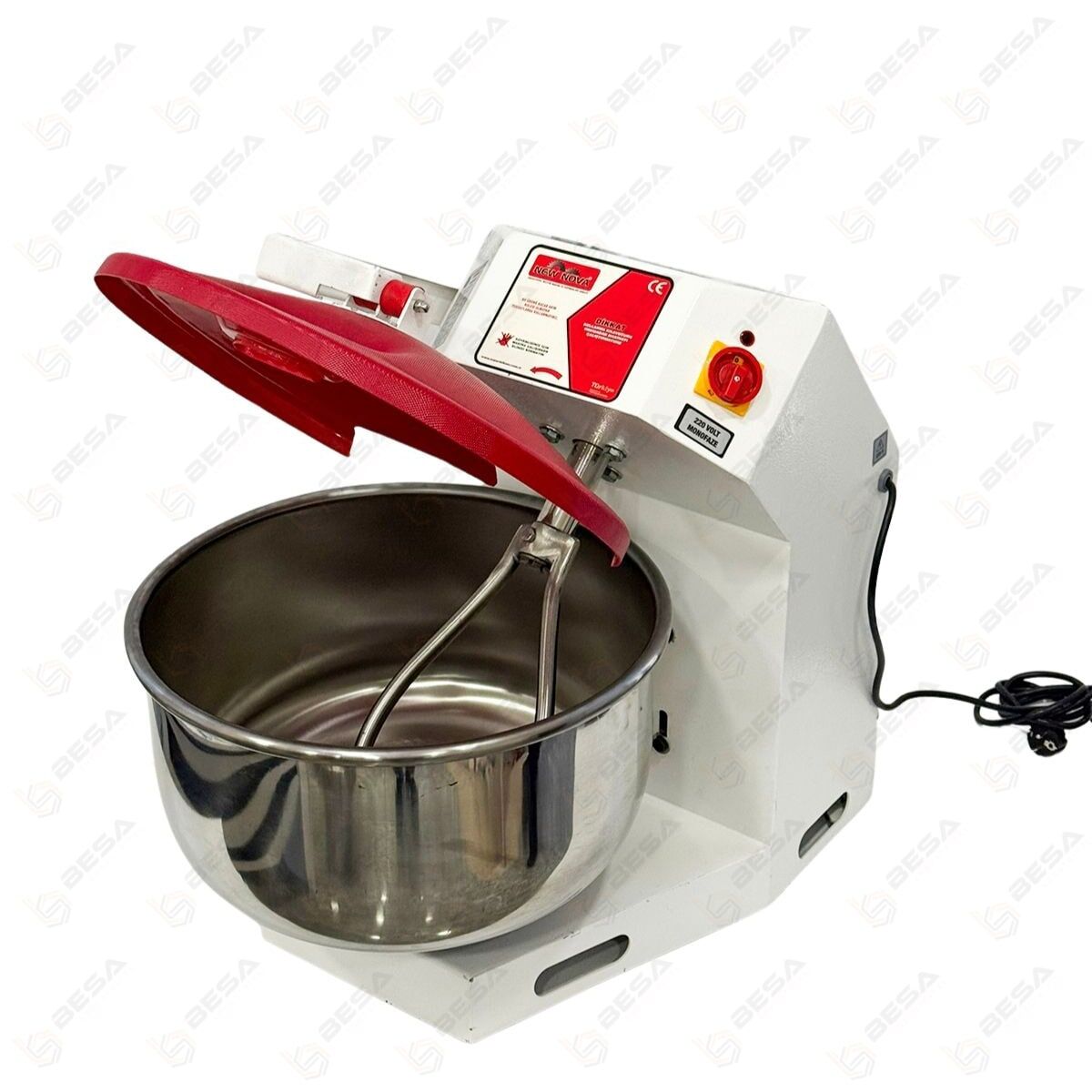 15 Kg Kapaklı Hamur Yoğurma Makinesi