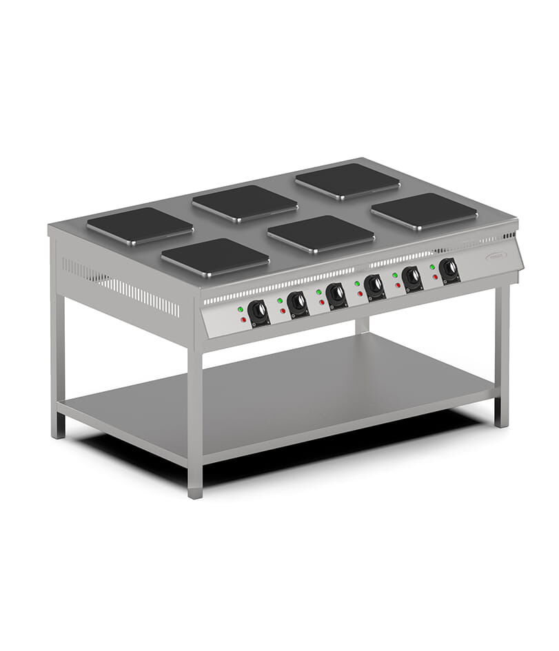 Pimak MX27-6 Taban Raflı Elektrikli Ocak