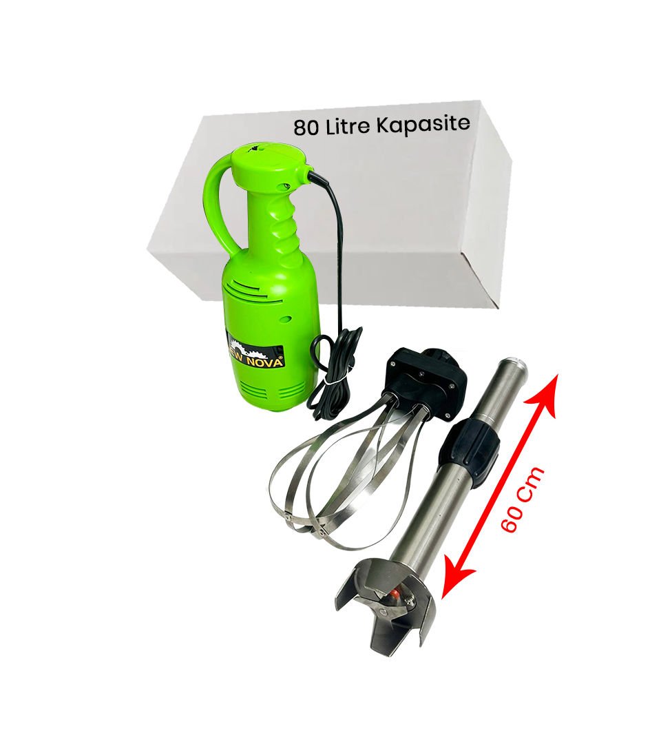 Süper Mikser S60 80 Litre Profesyonel Sanayi Tipi El Blender