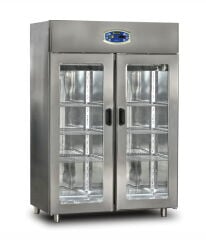 22DBF2C-GN İki Cam Kapılı Dik Tip Buzdolabı