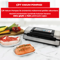 Çift Vakum Pompalı Profesyonel Vakum Makinesi