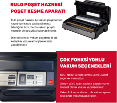 Packtech Çift Vakum Pompalı Profesyonel Vakum Makinesi