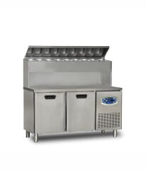 Dampak 22TBF2S-PY70 2 Kapılı Tezgah Altı Yüksek Pizza Hazırlık Buzdolabı