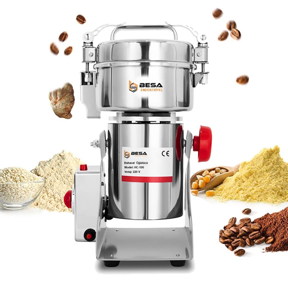 Besa 500 Gr Bitki Hububat ve Baharat Öğütücü