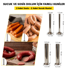 Besa 15 Litre Otomatik Sosis Sucuk Dolum Makinesi