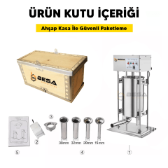 Besa 15 Litre Otomatik Sosis Sucuk Dolum Makinesi