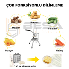 Besa Patates Dilimleyici Patates Dilimleme Makinesi