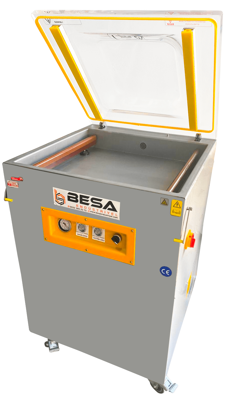 41 Cm Ayaklı Çift Çene Vakum Makinesi