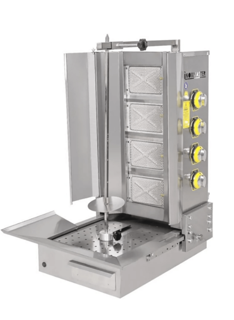 Besa 4 Radyanlı Alttan Motorlu Lpg Ve Doğalgazlı Döner Ocağı