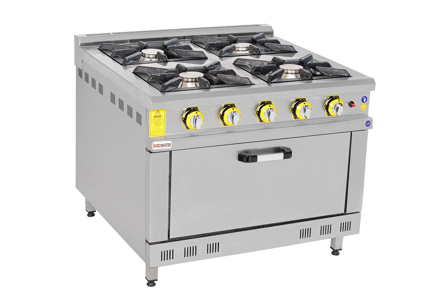 Besa 4'Lü Gazlı Fırınlı Kuzine Ocak