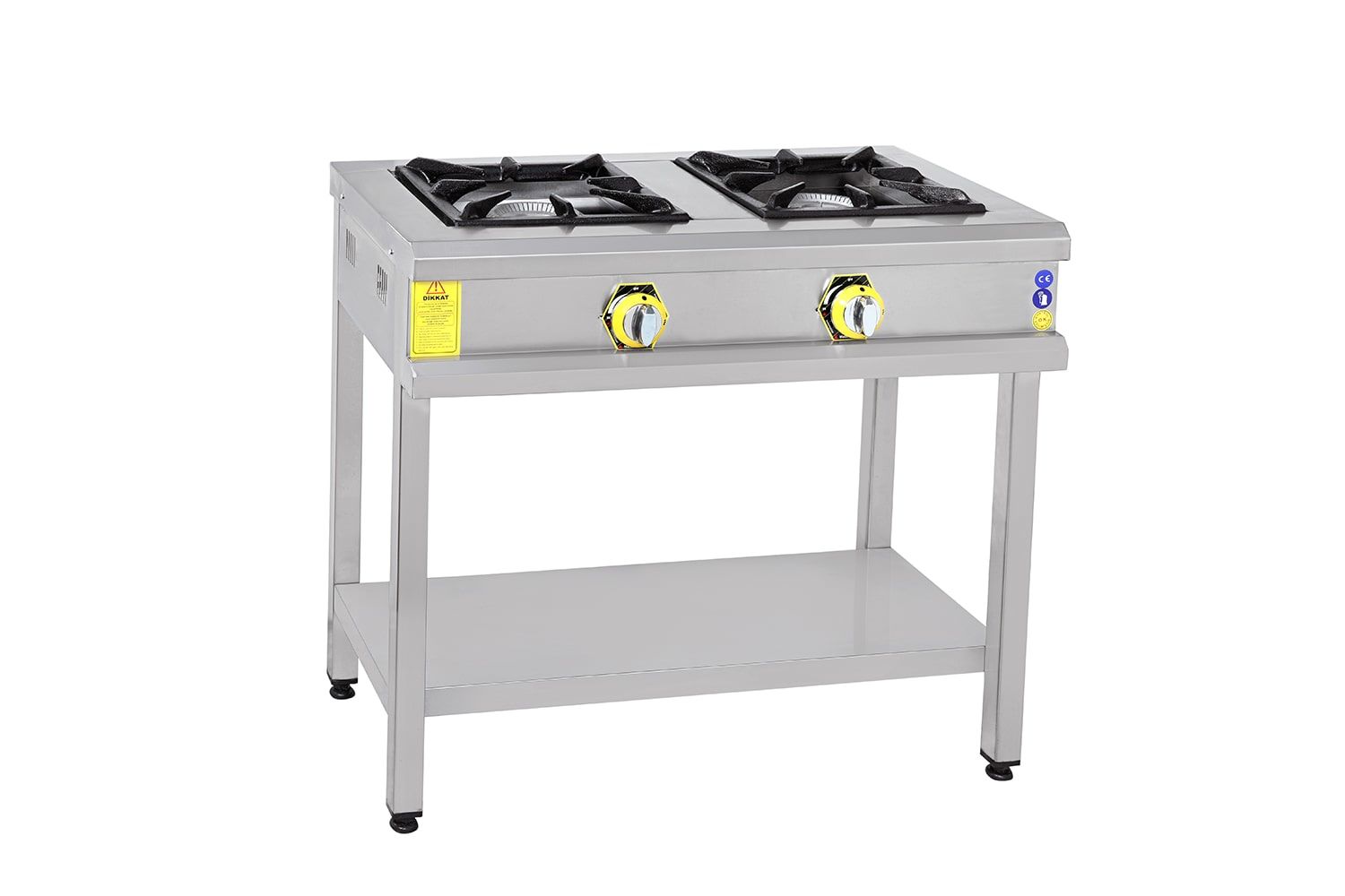 Besa 2'Li Gazlı Taban Raflı Ocak