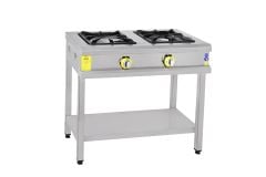 Besa 2'Li Gazlı Taban Raflı Ocak