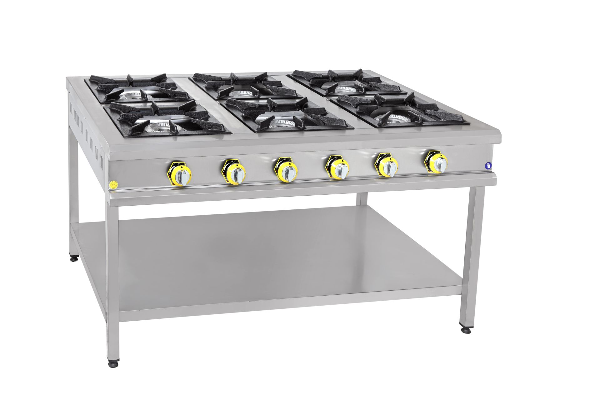 Besa 6'Lı Gazlı Taban Raflı Ocak