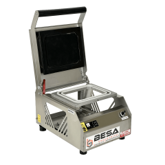 Besa Paslanmaz Tek Bölmeli Tabak Kapatma Makinesi