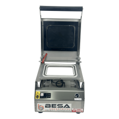 Besa Paslanmaz Tek Bölmeli Tabak Kapatma Makinesi