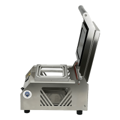 Besa Paslanmaz İki Bölmeli Tabak Kapatma Makinesi