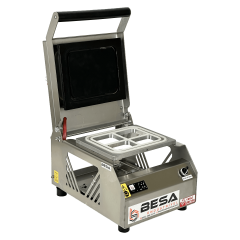 Besa Paslanmaz Dört Bölmeli Kase Kapatma Makinesi