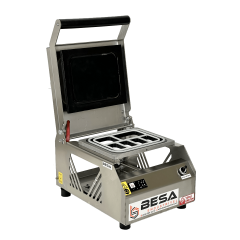 Besa Paslanmaz Altı Bölmeli Kahvaltı Tabak Paketleme Makinesi