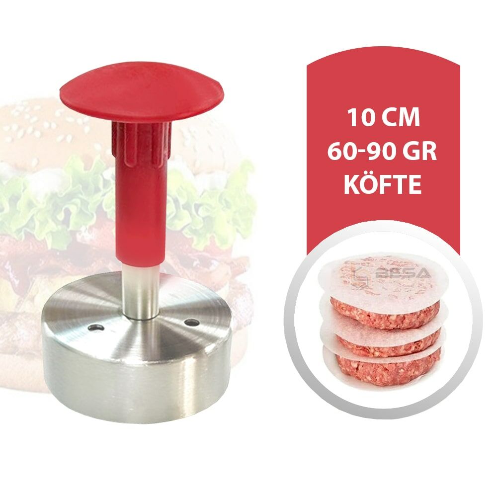 Besa 60-90 Gr 10 Cm Hamburger Köfte Kalıbı