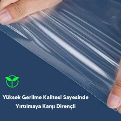 25x35 Cm 25 Adet Tırtıklı Vakum Poşeti