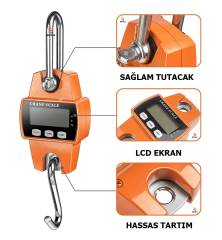 Besa 300 Kg Kapasiteli Çengelli Terazi