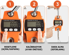Besa 300 Kg Kapasiteli Çengelli Terazi