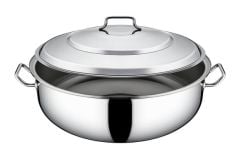 Besa 55x20 Cm 40 Litre Kapaklı Helvane Tenceresi