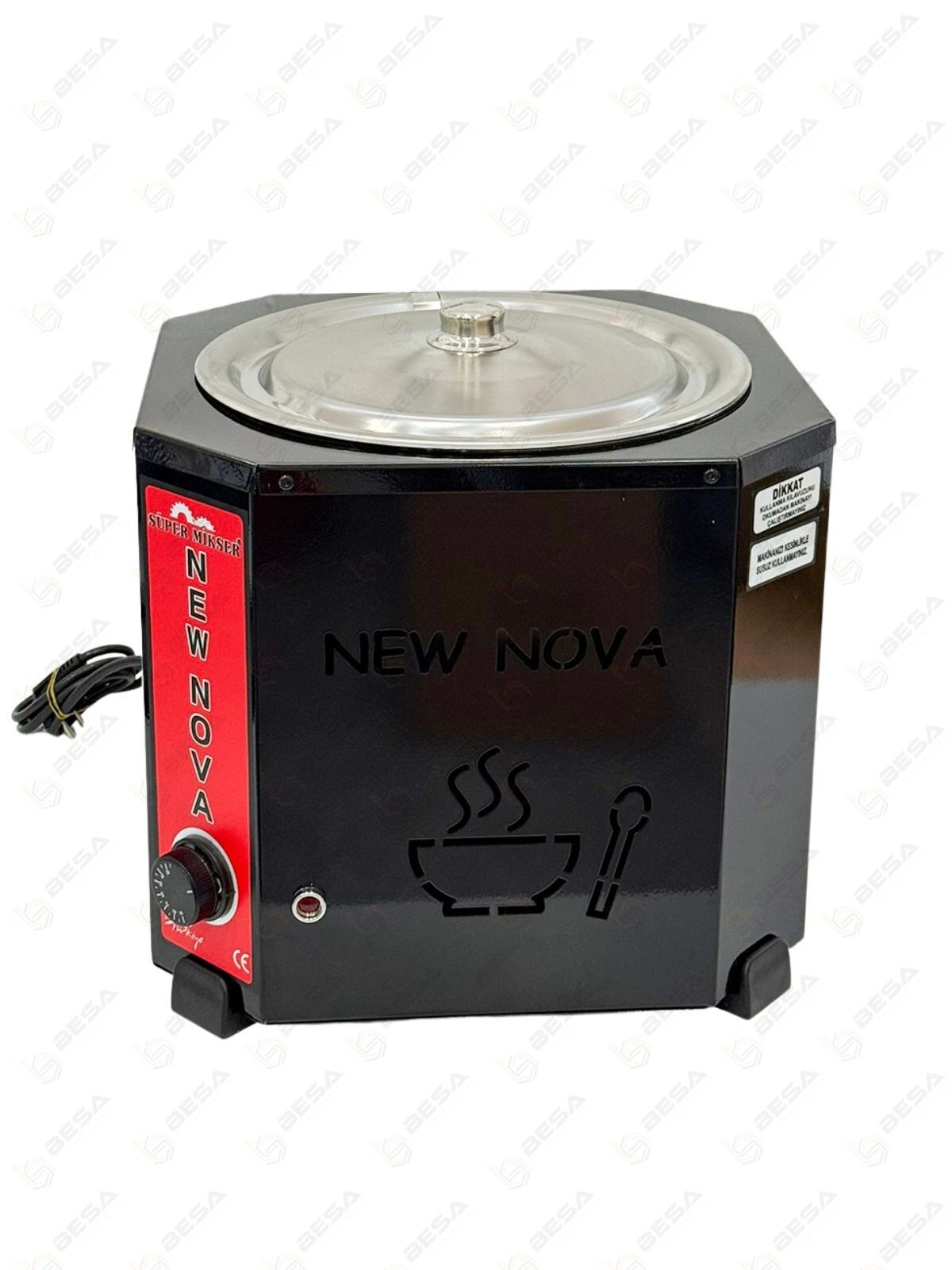 Süper Mikser 13 Litre Kare Çorba Kazanı