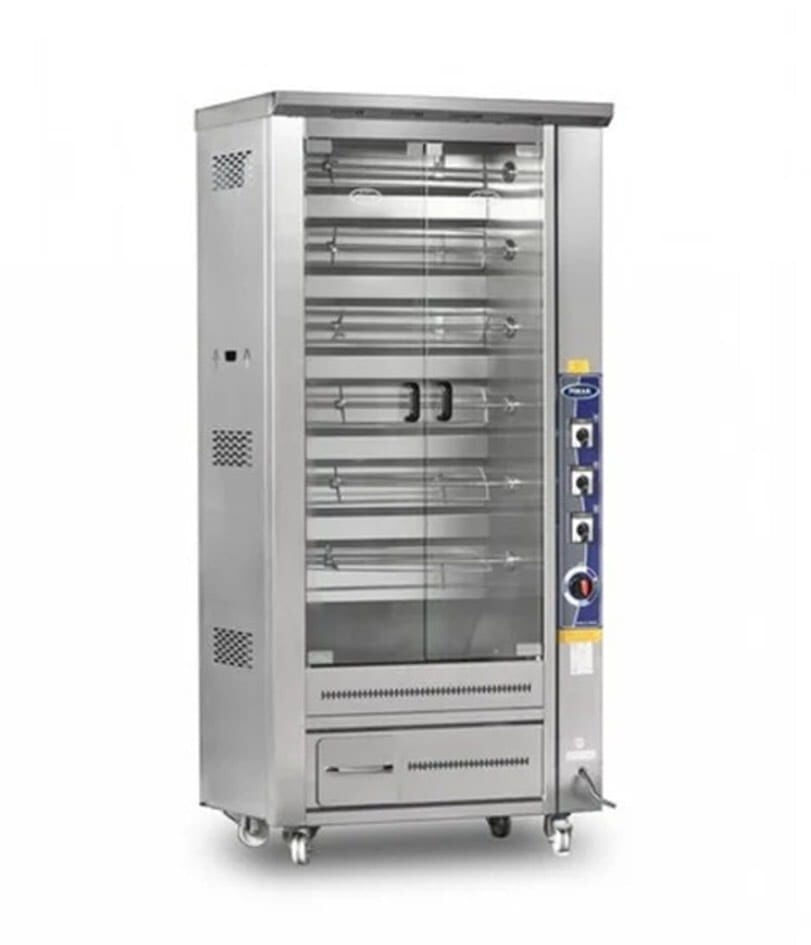 PI3/M012B Gazlı Tek Vitrinli Çevirme Makinesi